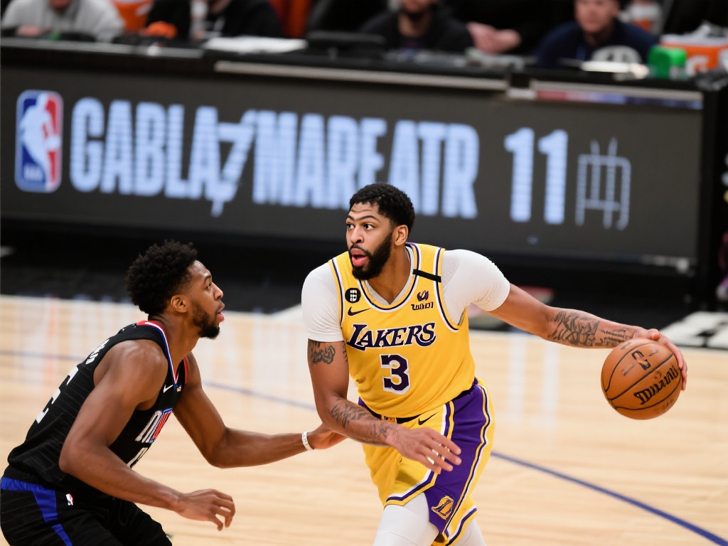 比赛首节数据统计显示，浓眉不仅贡献了11